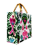 Bamboo Handle Tote Bag