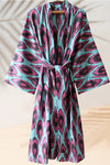 Cotton Ikat Kimono Style Caftan 038