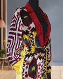 Silk Velvet Ikat Coats Unique – Timeless Elegance and Luxury