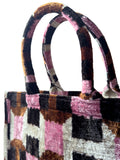 Silk Velvet Ikat Totebag 009