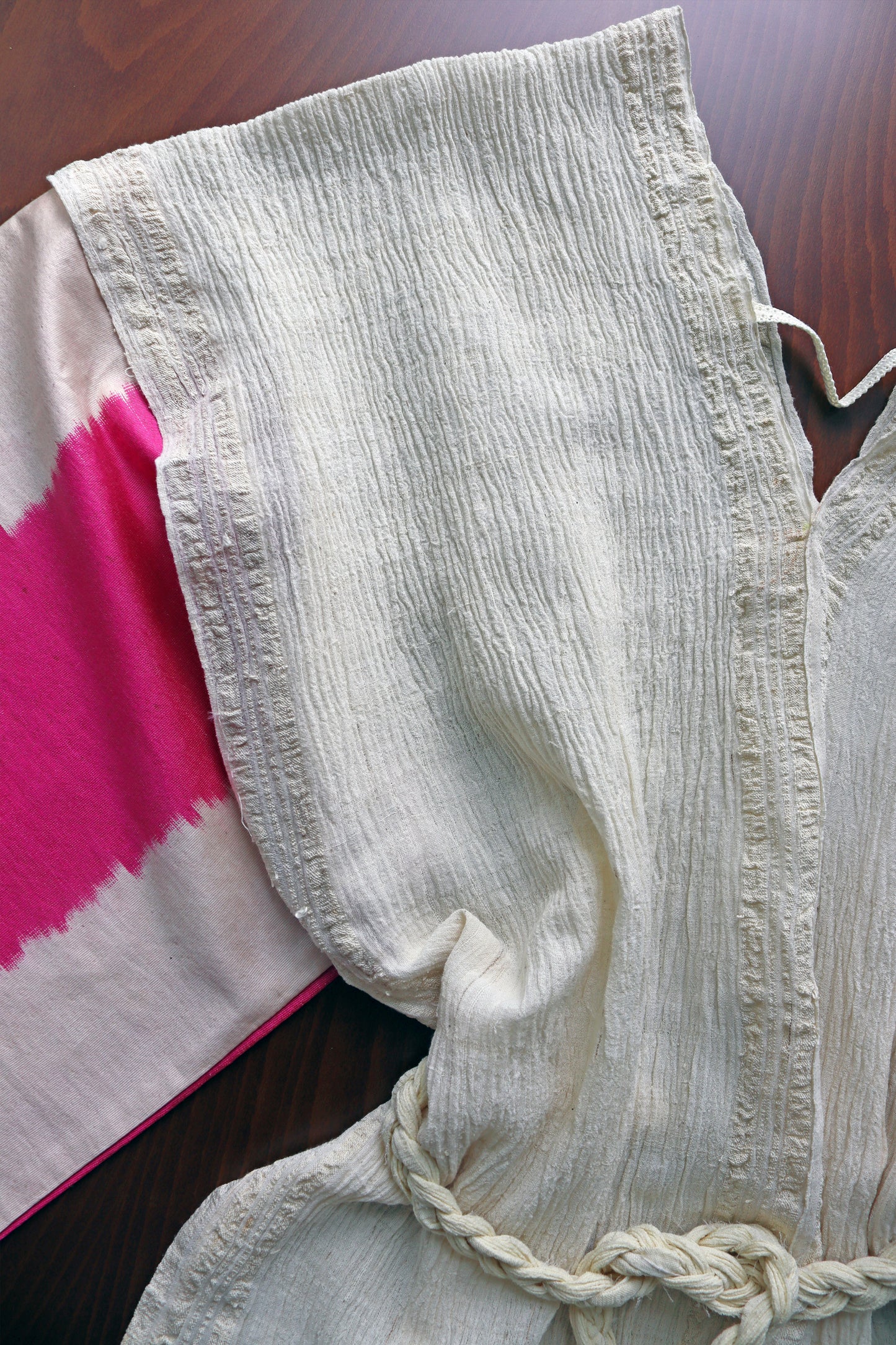 Silk Handwoven Caftan Dress 01