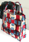 Silk Velvet Ikat Totebag 100