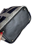 Silk Velvet Ikat Bucket Bag-007