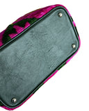 Silk Velvet Ikat Bucket Bag-004