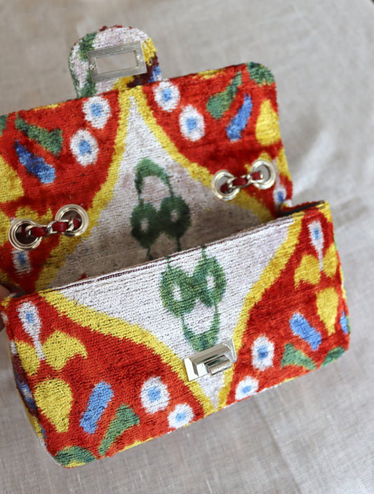 Bolso Coco de terciopelo de seda-058