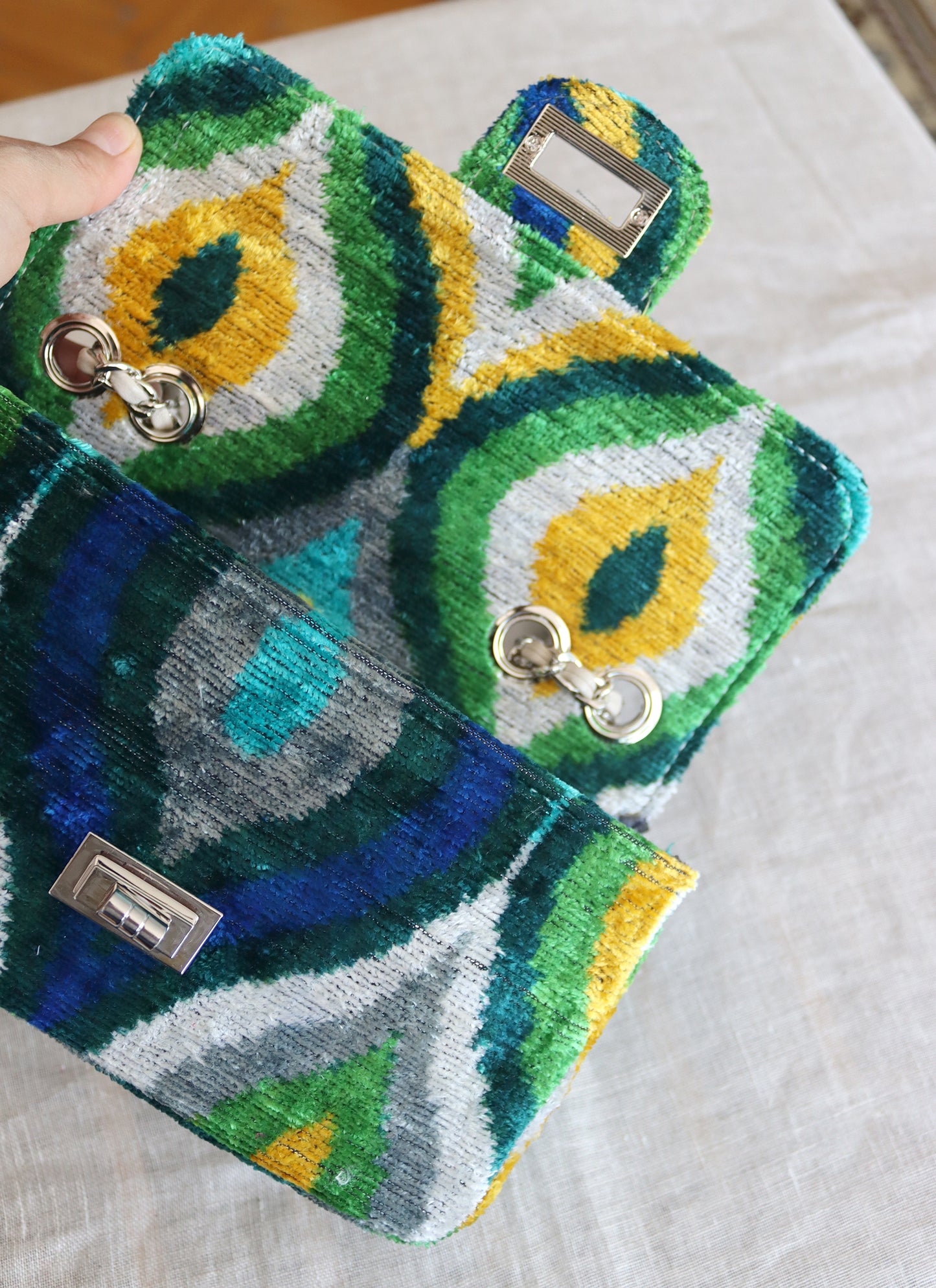Silk Velvet Mini Coco Bag-067