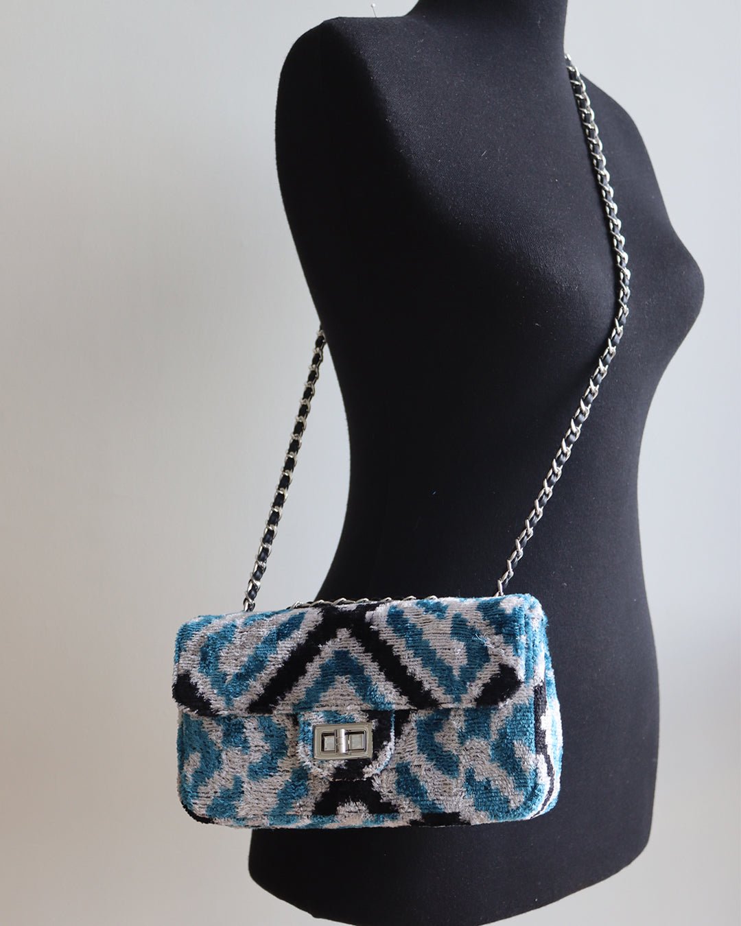 Silk Velvet Mini Coco Bag-077