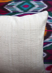 cushion cover silk velvet ikat / organic linen 40x40cm vl037