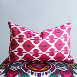 cushion cover silk velvet ikat / silk ikat 40x60cm vs007