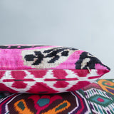 cushion cover silk velvet ikat / silk ikat 40x60cm vs006