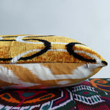 cushion cover silk velvet ikat / silk ikat 40x60cm vs004