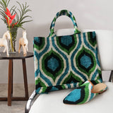 silk velvet ikat totebag 006