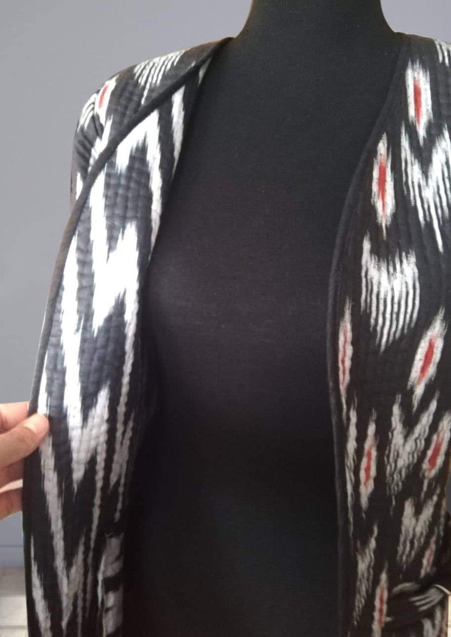 handmade ikat caftan ic 007