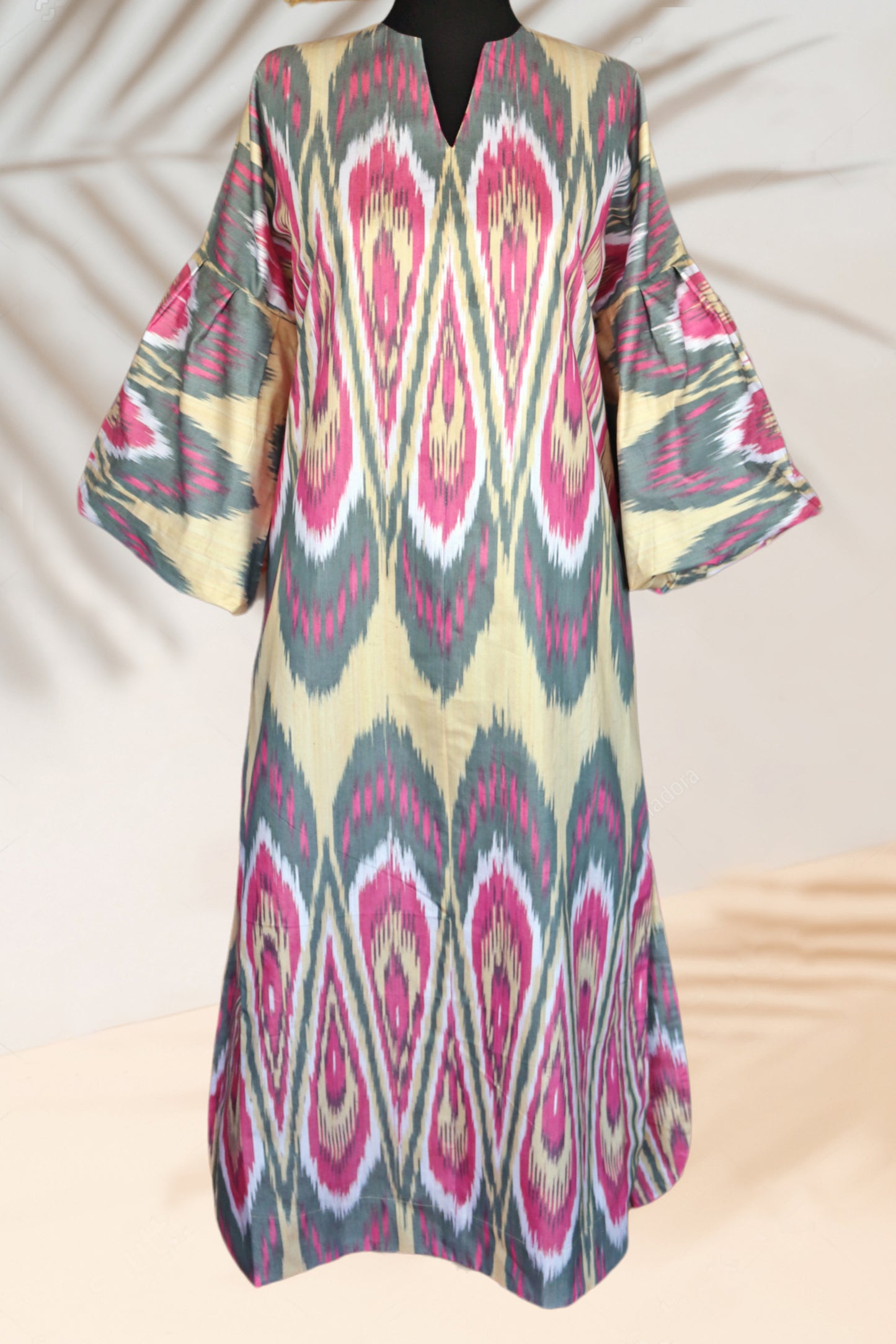 Cotton Ikat Dress 010