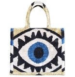 Silk Velvet Ikat Totebag 062