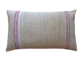 vintage linen cushion 35x55cm