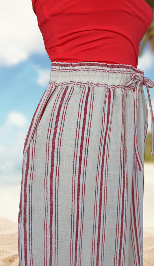 handwoven linen pants