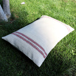 vintage linen cushion 40x60cm vl005