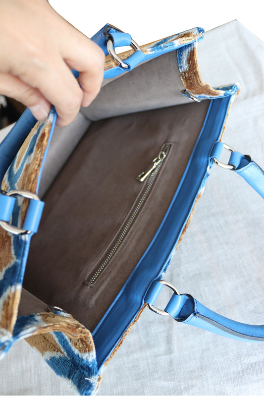 Medium Tote Bag with Leather Handle 090