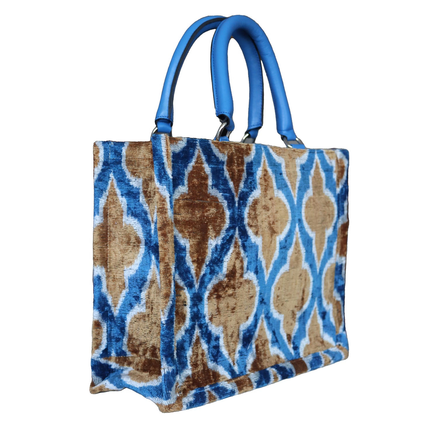 Medium Tote Bag with Leather Handle 090