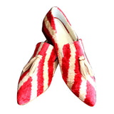 silk velvet ikat shoes 023