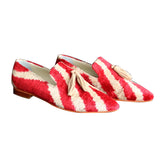 silk velvet ikat shoes 023