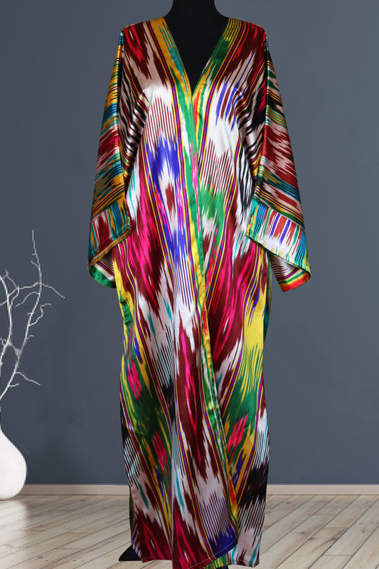 vintage silk ikat kimono vk 016