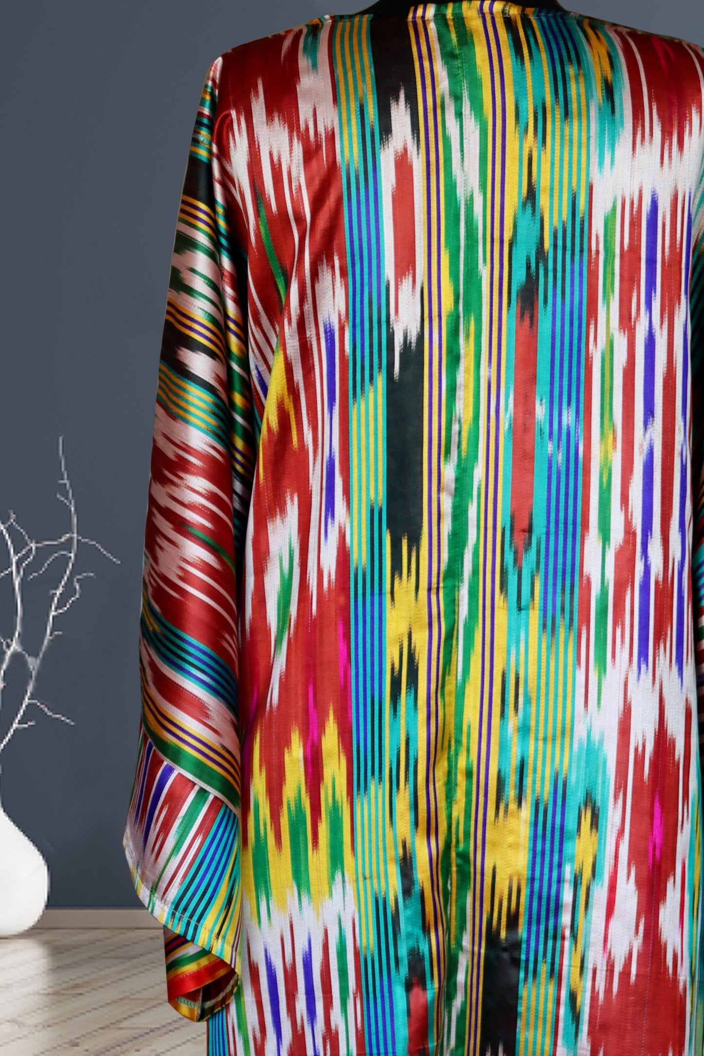 vintage silk ikat kimono vk 016