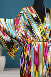 vintage silk ikat kimono vk 017