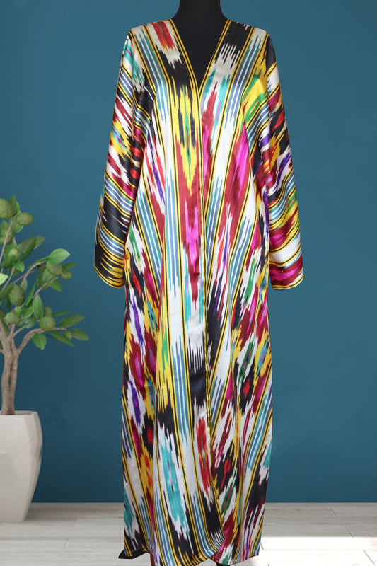 vintage silk ikat kimono vk 017
