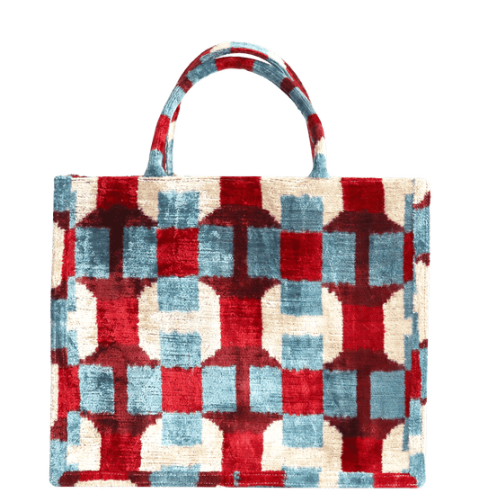 silk velvet ikat totebag 037