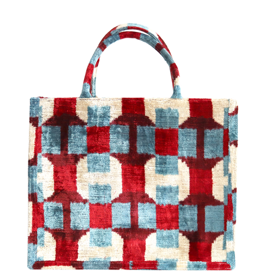 silk velvet ikat totebag 037