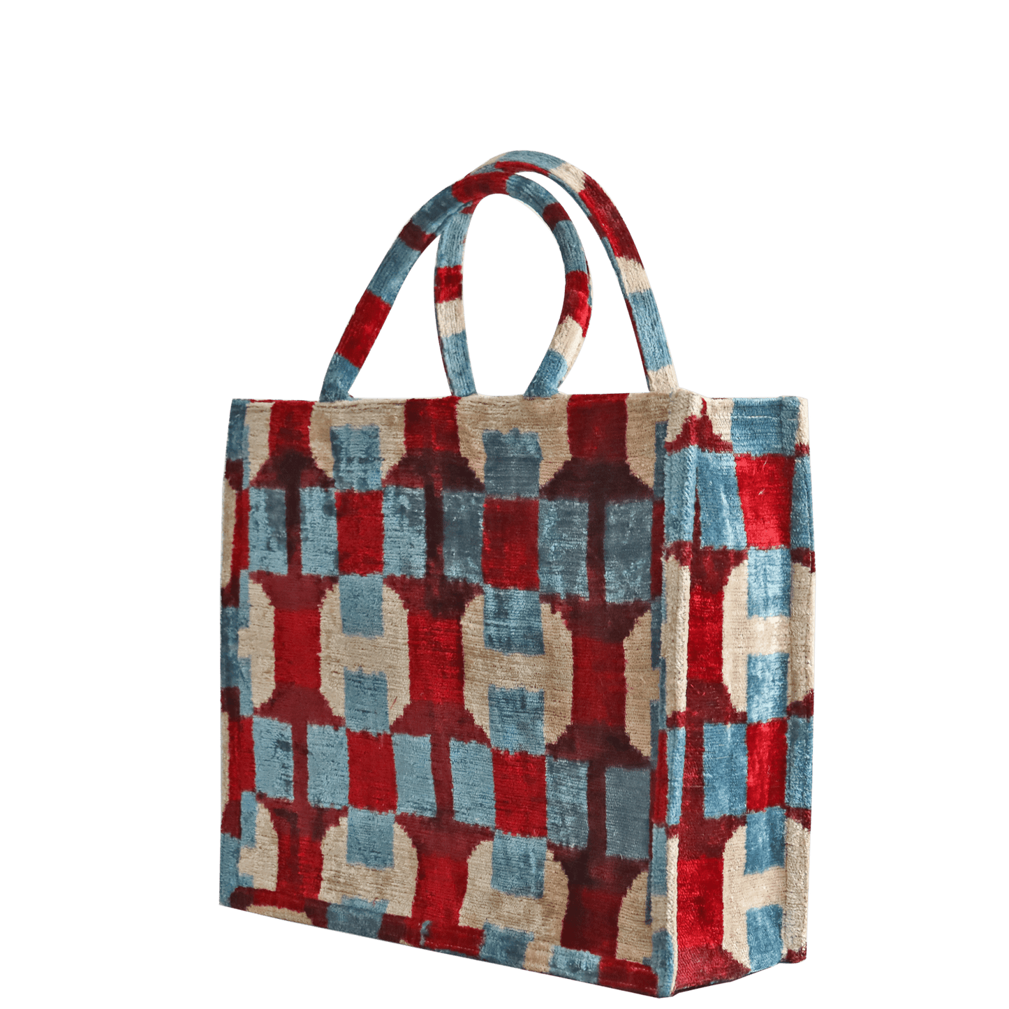 silk velvet ikat totebag 037