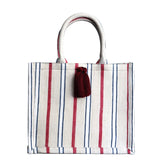 vintage linen totebag