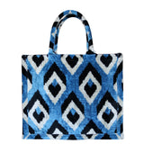 silk velvet ikat totebag 048