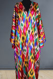 vintage silk ikat kimono vk 015