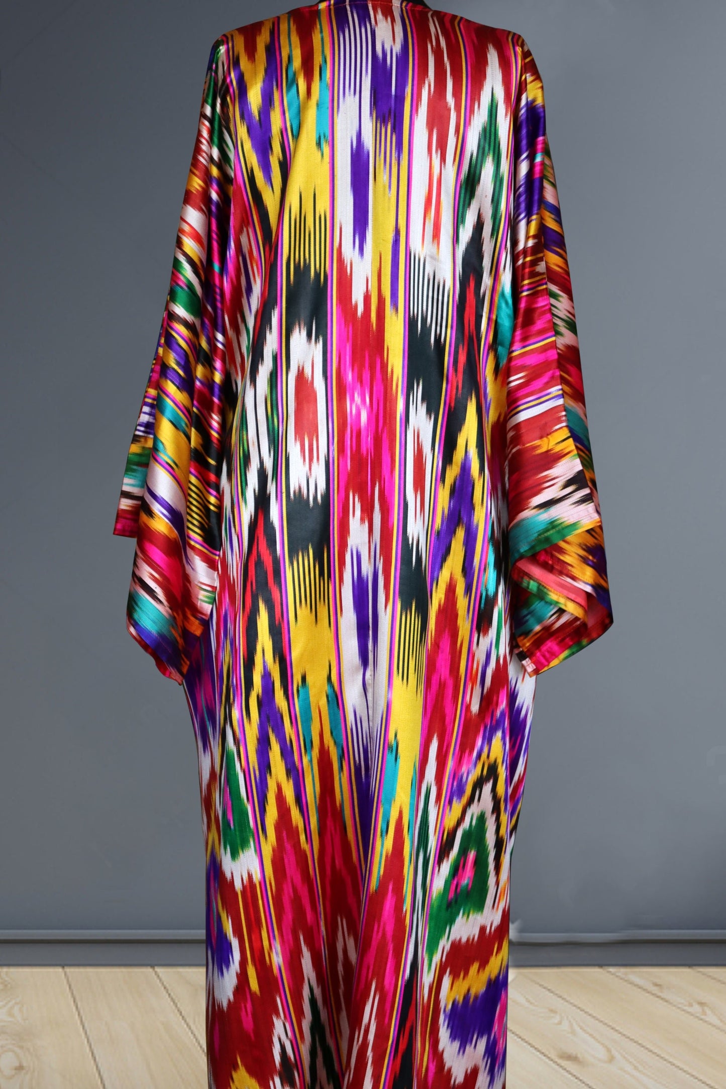 vintage silk ikat kimono vk 015