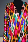 vintage silk ikat kimono vk 015