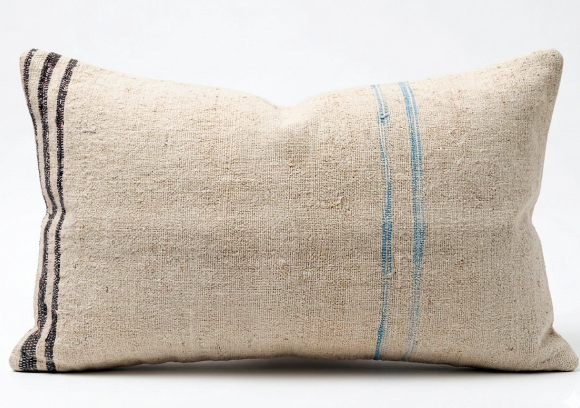 Grain Sack-Linen Cushion