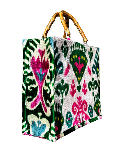 Bamboo Handle Tote Bag