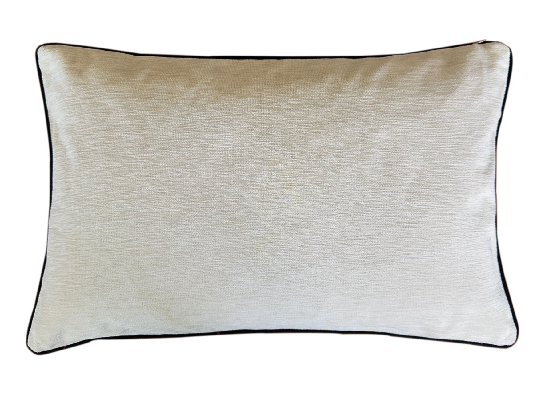 Wholesale handwoven silk velvet ikat cushion cover in pink with authentic ikat pattern