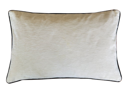 Wholesale handwoven silk velvet ikat cushion cover in pink with authentic ikat pattern