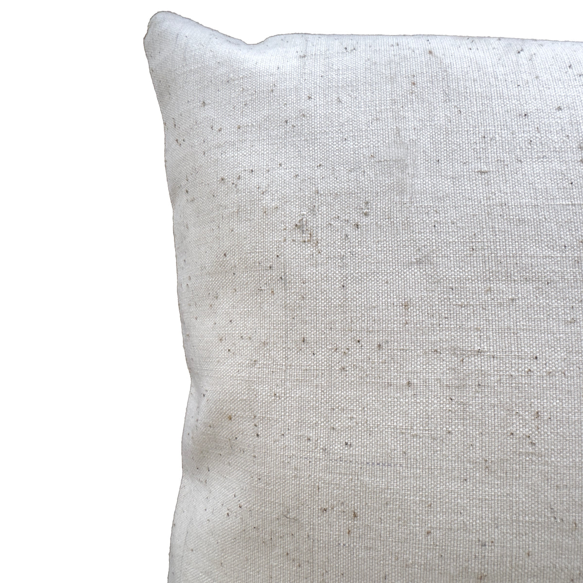 Authentic antique grain sack lumbar pillow handcrafted from vintage European linen. Heritage stripe cushion cover for farmhouse and rustic interiors, 40×60 cm.