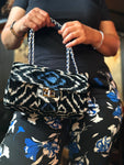 Wholesale handmade silk velvet ikat coco bag blue_01