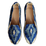 silk velvet ikat shoes 025