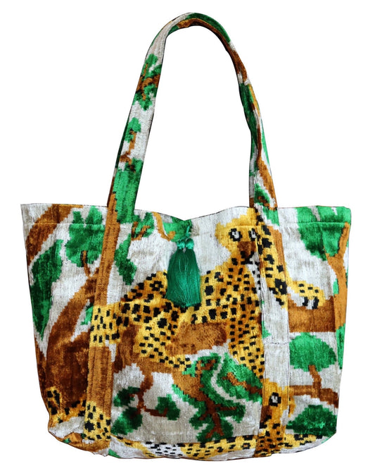 silk velvet ikat oversize bag 006