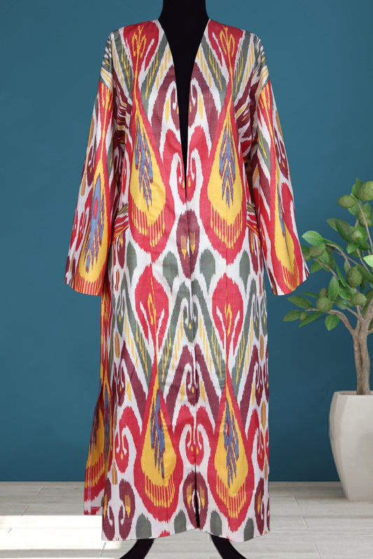 Cotton Ikat Caftan 001