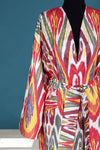 Cotton Ikat Caftan 001