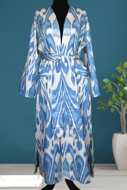 Cotton Ikat Caftan 006