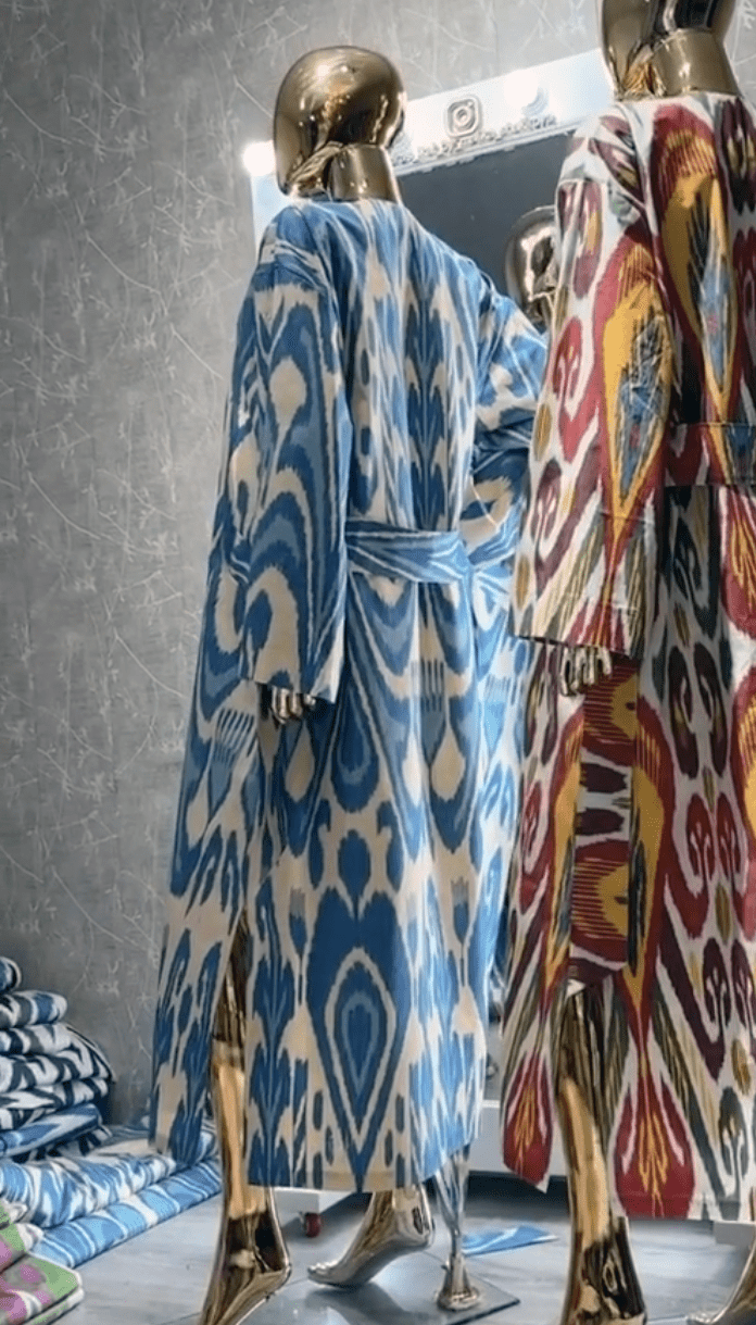 Cotton Ikat Caftan 006